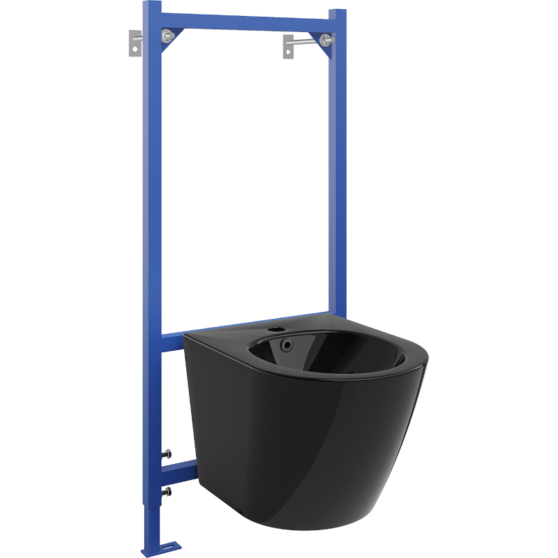 Mexen Unterputz-Bidet-Set Fenix B mit Bidet Lena, schwarz glänzend - 69935224870