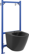 Mexen conjunto empotrado bidet bastidor Fenix B con bidé Lena, negro mate - 69935224885