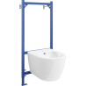 Mexen Carmen ensemble encastré bidet châssis Fenix B avec bidet, blanc - 69935884900