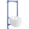 Mexen Unterputz-Bidet-Set Fenix B mit Bidet Carmen, weiß - 69935884900