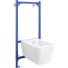 Mexen Margo inbouw bidetset Fenix B frame met bidet, wit - 69935425100