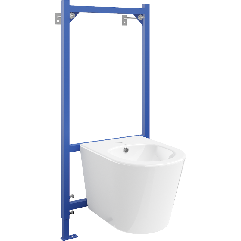 Mexen set incasso bidet telaio Fenix B con bidet Rico, bianco - 69935724800
