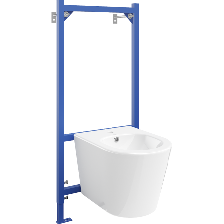 Mexen Rico Fenix B recessed bidet frame set with bidet, white - 69935724800