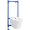Mexen Rico inbouw bidet set Fenix B frame met bidet, wit - 69935724800