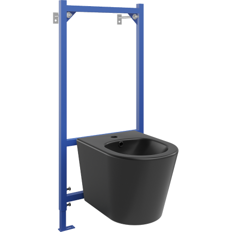 Mexen Rico inbyggt bidetstativ Fenix B med bidé, svart matt - 69935724885