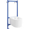 Mexen Sofia conjunto empotrado con bidé estructura Fenix B con bidé, blanco - 69935544800