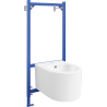 Mexen Sofia inbouw bidet set Fenix B frame met bidet, wit - 69935544800