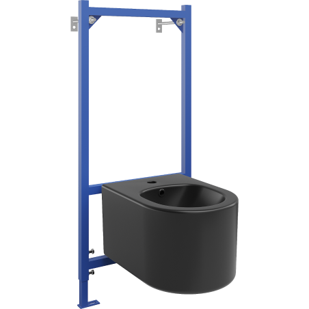 Mexen Sofia inbyggd bidetuppsättning Fenix B ram med bidé, svart matt - 69935544885