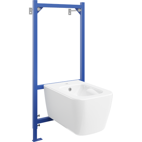 Mexen ensemble encastré bidet cadre Fenix B avec bidet Stella, blanc - 69935685100