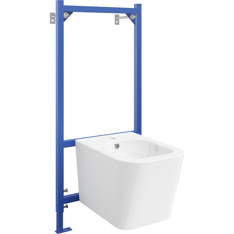 Mexen conjunto empotrado bidé estructura Fenix B con bidé Teo, blanco - 69935855100