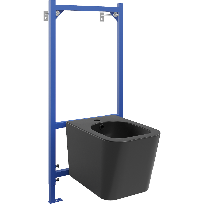 Mexen Teo Fënsterbidetset Fenix B mat Bidet, schwaarz matt - 69935855185