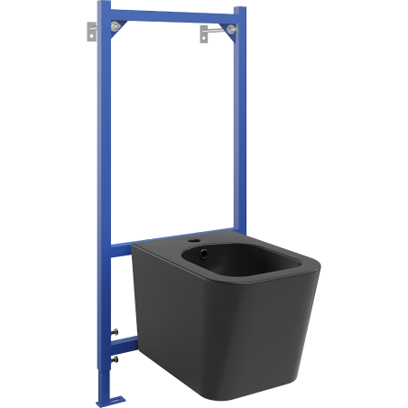 Mexen Fenix B Concealed Bidet Frame Set with Teo Bidet, Matte Black - 69935855185