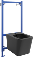Mexen Teo Fenix B Concealed Bidet Frame Set with Bidet, Matte Black - 69935855185