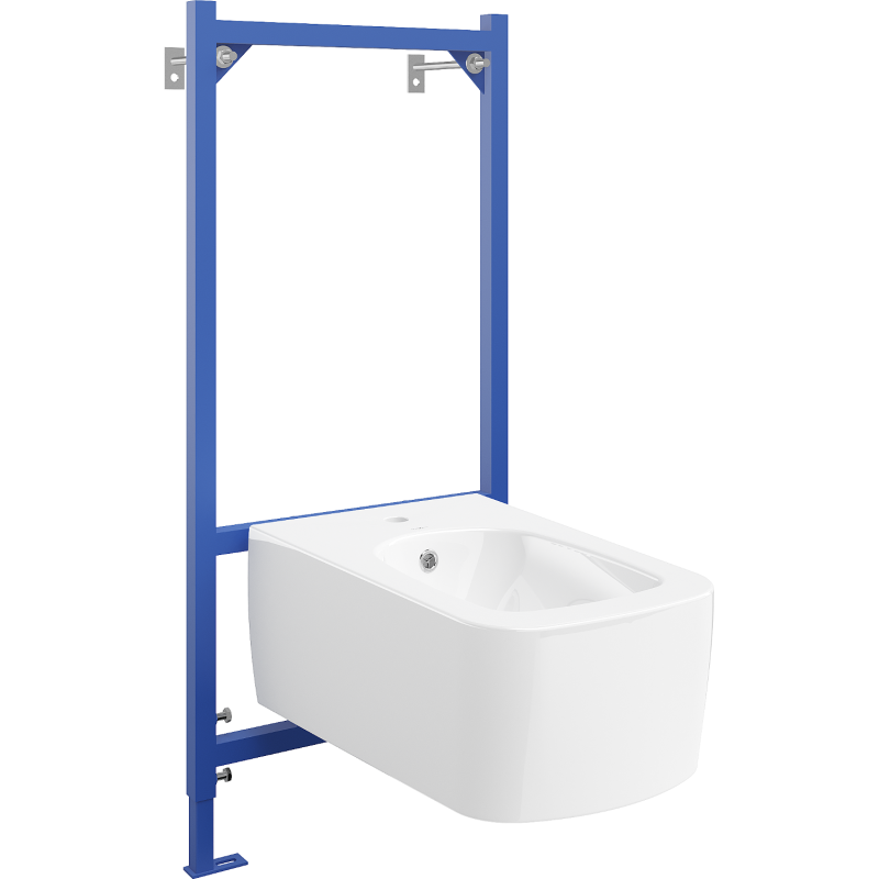 Mexen York inbyggd bidettäckningsram Fenix B med bidé, vit - 69935115500