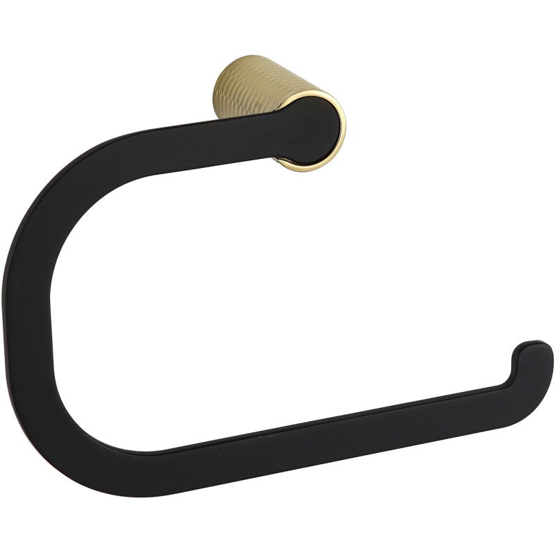 Mexen Base suporte para toalha, preto/ouro - 70882321-57