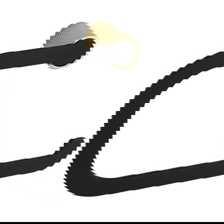 Mexen Base handdukshängare, svart/guld - 70882321-57