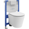 Mexen Unterputz-WC-Set Fenix XS-F mit WC-Schüssel Rico und Absenkautomatik, weiß matt - 68030724001