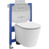 Mexen Rico inbouw WC-set Fenix XS-U met hangend toilet en soft-close zitting, witte mat - 68530724001