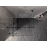 Mexen Lunar T kabina prysznicowa uchylna lewa 90 x 90 cm, transparent, czarna - 834T-090-090-70-00-L