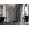 Mexen Lunar T kabina prysznicowa uchylna prawa 70 x 90 cm, transparent, czarna - 834T-070-090-70-00-P