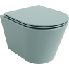Mexen Rico miska wc Rimless z deską wolnoopadającą slim, duroplast, zielona jasna mat - 30724048