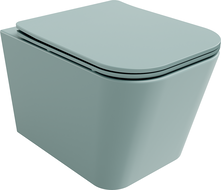 Mexen Teo WC zdjelica Rimless sa sjedalicom sporog zatvaranja slim, duroplast, svijetlo zelena mat - 30854048