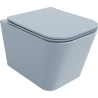 Mexen Teo WC-skål Rimless med soft-close slim sits, duroplast, grå-blå matt - 30854069
