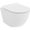 Mexen Lena inodoro sin bordes con tapa de cierre suave slim, duroplast, blanco brillo - 30224000