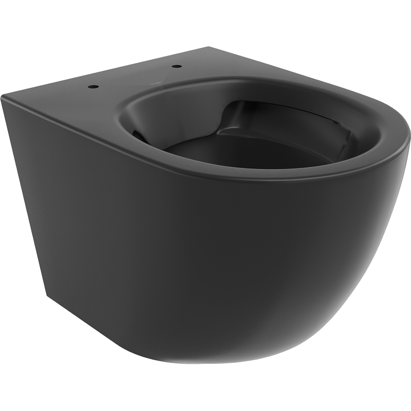 Mexen Lena Rimless WC Bowl, Black Matt - 3322XX85