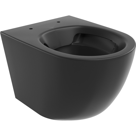 Mexen Lena Rimless WC Bowl, Black Matt - 3322XX85