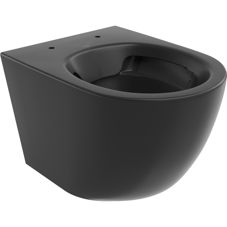 Mexen Lena WC-Schüssel Rimless, Schwarz Matt - 3322XX85
