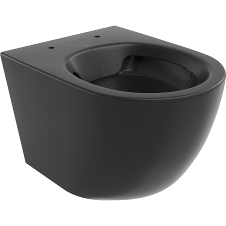 Mexen Lena WC senza bordo, nero opaco - 3322XX85