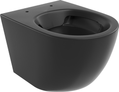 Mexen Lena inodoro sin borde, negro mate - 3322XX85