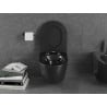 Mexen Lena Rimless WC Bowl, Black Matt - 3322XX85