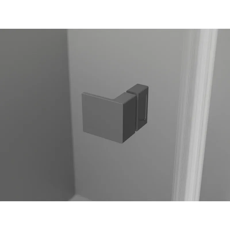 Mexen Lunar T linke Duschkabine zum Öffnen 75 x 90 cm, transparent, Gun Metal - 834T-075-090-95-00-L