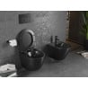 Mexen Lena Rimless WC Bowl, Black Matte - 3322XX85