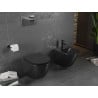 Mexen Lena Rimless WC Bowl, Black Matte - 3322XX85