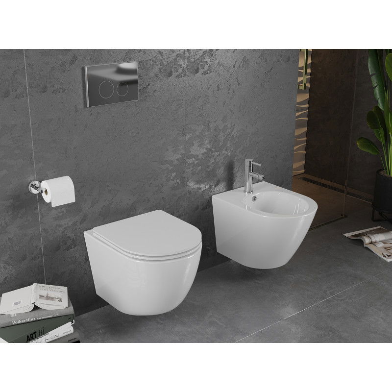 Mexen Lena cuvette WC sans rebord, blanc brillant - 3322XX00