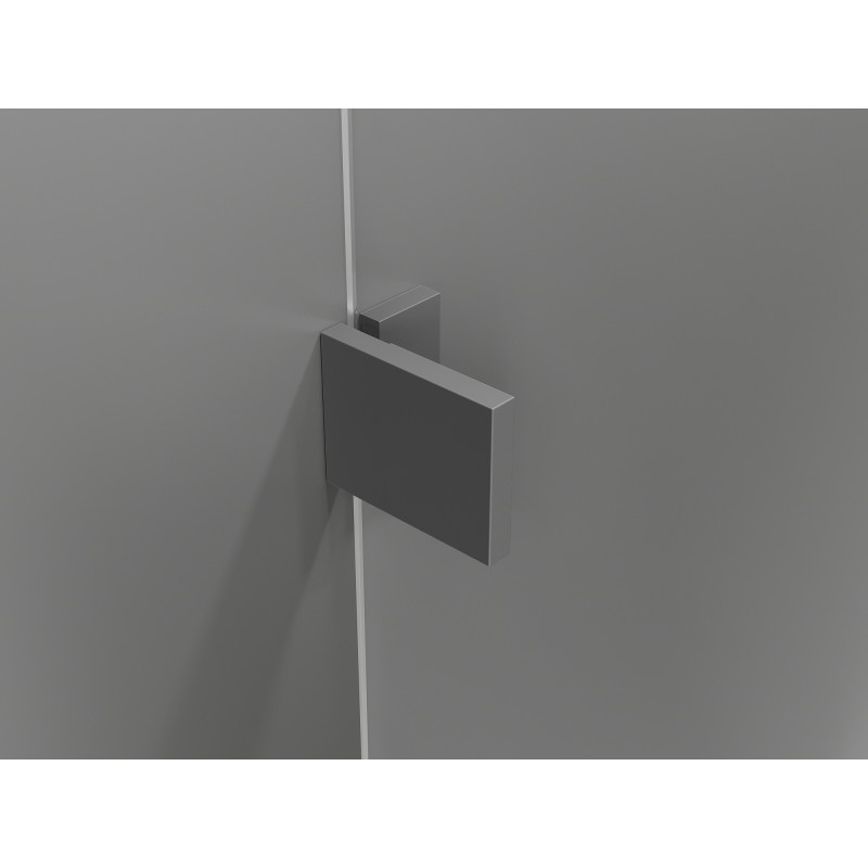 Mexen Lunar T kabina prysznicowa uchylna prawa 70 x 80 cm, transparent, gun metal - 834T-070-080-95-00-P