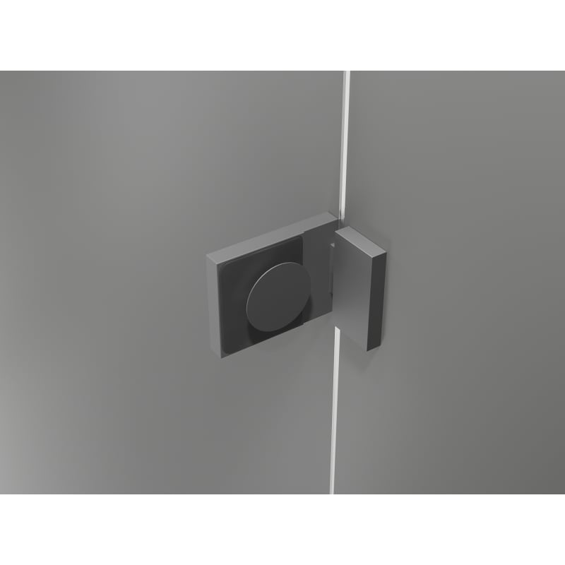 Mexen Lunar T kabina prysznicowa uchylna prawa 70 x 80 cm, transparent, gun metal - 834T-070-080-95-00-P