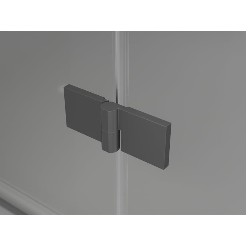 Mexen Lunar T kabina prysznicowa uchylna prawa 70 x 80 cm, transparent, gun metal - 834T-070-080-95-00-P