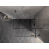 Mexen Lunar T cabine de douche pivotante droite 90 x 90 cm, transparent, métal canon - 834T-090-090-95-00-P