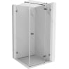 Mexen Lunar T right hinged shower cabin 90 x 90 cm, transparent, gun metal - 834T-090-090-95-00-P