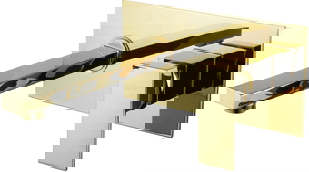 Mexen Cube vgradna umivalniška pipa, zlata - 73115-50