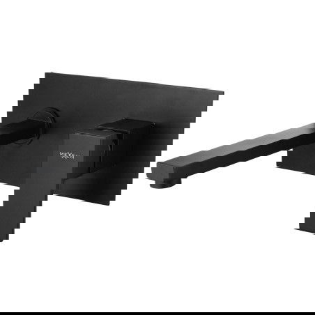 Mexen Cube torneira de lavatório embutida, preta - 73115-70