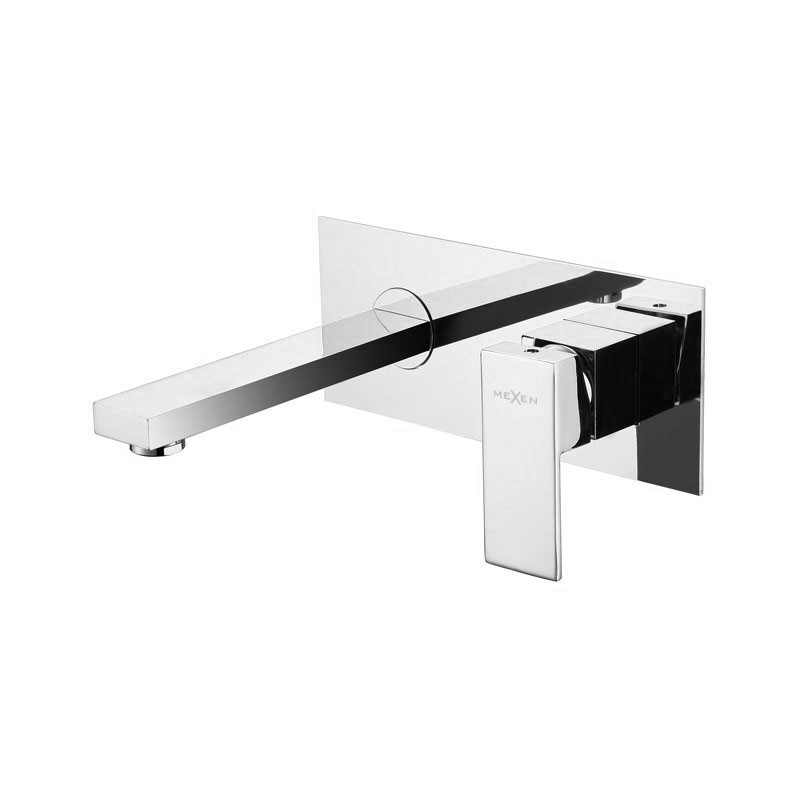 Mexen Cube inbouw wastafelkraan, chroom - 73115-00