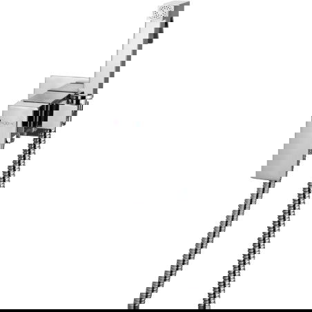 Mexen Cube Inbaubidettearmatur mat Punkt-Set, Chrom - 7599150-00