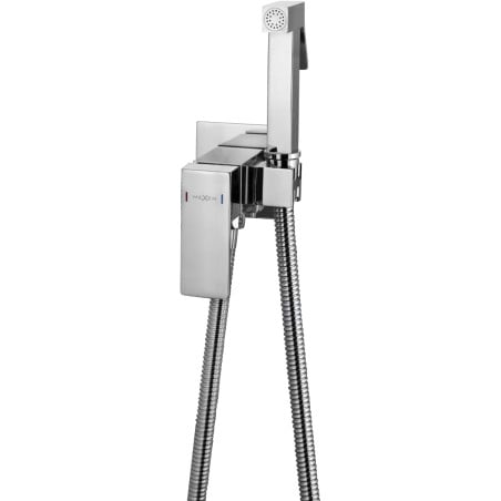 Mexen Cube inbouw bidetkraan met puntsproeier, chroom - 7599150-00