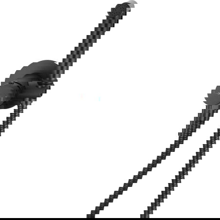 Mexen Elba Bidetsbatterie fir d'Installatioun mat Punkt-Set, schwaarz - 7599250-70