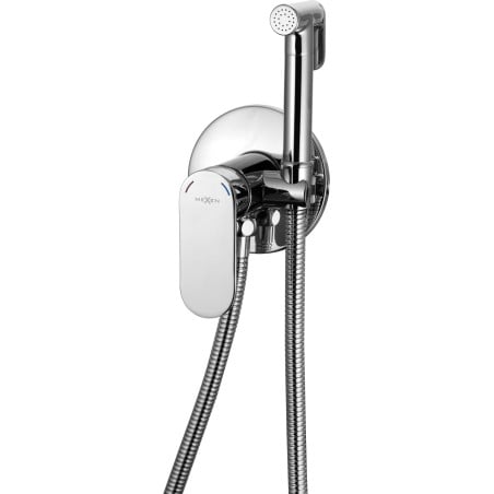 Mexen Milo robinet de bidet encastré avec ensemble ponctuel, chrome - 7599350-00